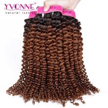 Wholesale High Quality Kinky Curly Remy Ombre Brazilian Hair